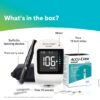 accu chek instant blood glucose glucometer (with bluetooth) with 10 strips, 10 lancets and free lancing device