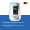 beurer po 30 pulse oximeter, blood oxygen saturation & heart rate monitor, 3 years warranty grey