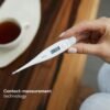 beurer ft 09 digital oral thermometer for fever | high accuracy |digital display | water resistance color white, glass and plastic