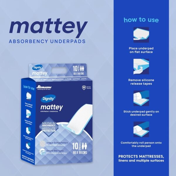 dignity mattey disposable tuckable underpads dignity mattey disposable tuckable underpads