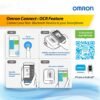 omron hem 7121j fully automatic digital arm blood pressure monitor with intellisense technology & cuff wrapping guide for most accurate measurement (white)