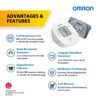 omron hem 7121j fully automatic digital arm blood pressure monitor with intellisense technology & cuff wrapping guide for most accurate measurement (white)