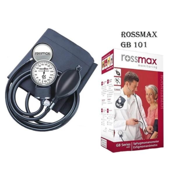 rossmax gb101 aneroid blood pressure monitor (black)