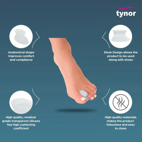 toe separator silicone (pair) toe separator silicone (pair)