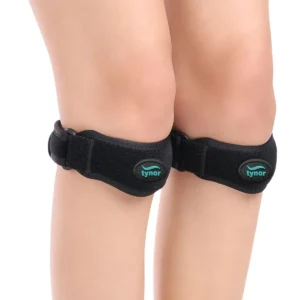 tynor patellar support pro, black, universal, 1 pair