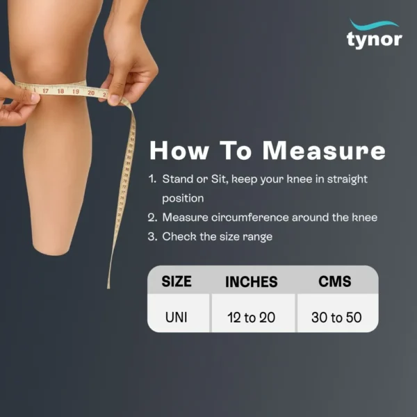 tynor patellar support pro, black, universal, 1 pair