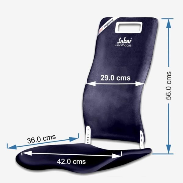 Orthopedic and Ergonomic  Support Back Seat guard  (Black)