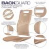 Orthopedic and Ergonomic  Back Seat guard  (Beige)