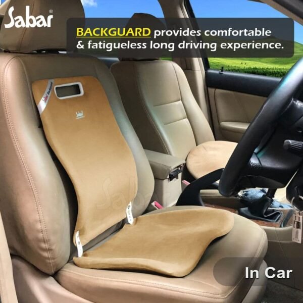 Orthopedic and Ergonomic  Back Seat guard  (Beige)