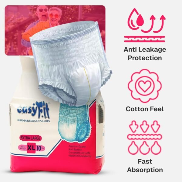 EasyFit Adult Diapers 10's  XL
