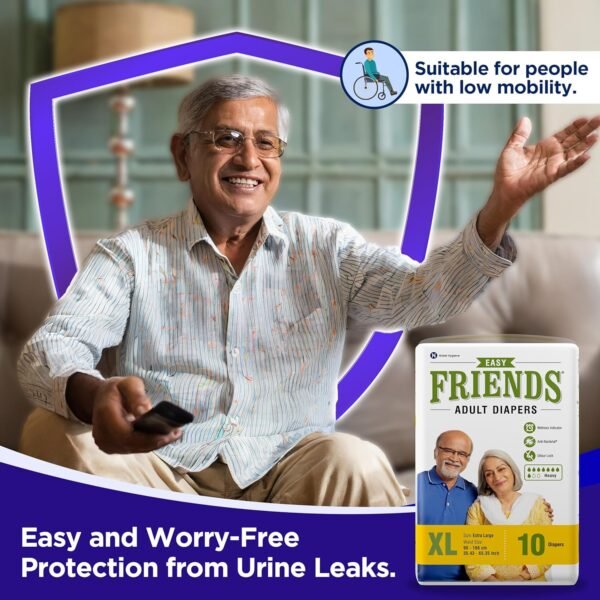 Friends 1 Friends Easy Adult Diapers 10's XL