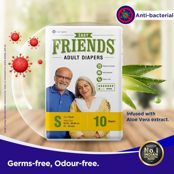Friends Easy Adult Diapers 10's  Small