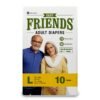 Friends Easy Adult Diapers 10's Large