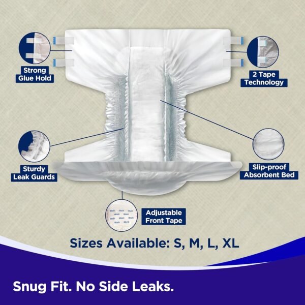 Friends Easy Adult Diapers 10's  Small