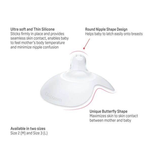 Silicone 3 Pigeon Nipple Shield Silicone