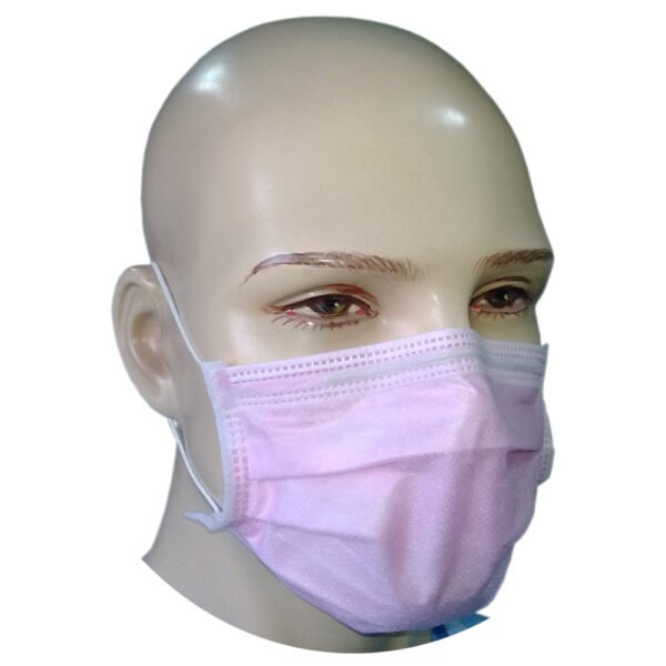 THEA-TEX  4Ply Ear Loop Mask (Box of 50) Pink