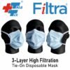 THEA-TEX Fluid Repellent Masks Blue ( Box of 50)