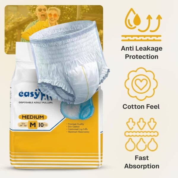 EasyFit Adult Diapers 10's  Medium