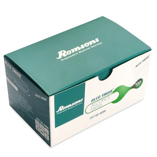 Romsons  Swab Alcohol Gauze Pack of 100