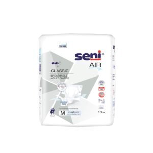 SENI Air Classic Breathable   Adult Diapers - Medium  10 Piece