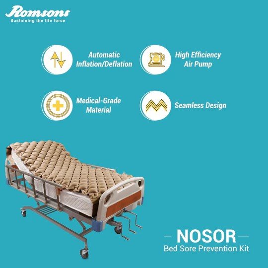 Romsons Nosor Bubble Mattress Bed Sores Prevention Kit
