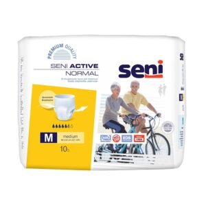 Seni Active Normal Breathable Pant Style  Adult Diapers Medium  Pack of 10
