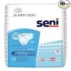 MEDIUM SENI Super Adult Diapers - Medium 10 Piece