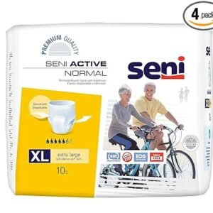 Seni Active Normal Breathable Pant Style  Adult Diapers XL  Pack of 10