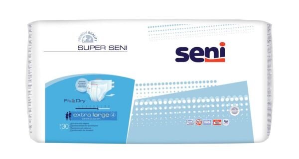 XL SENI Super Adult Diapers - XL 10 Piece