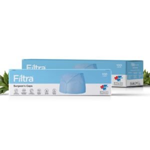 Thea-Tex Surgeon Caps -Blue ( Box of 100)