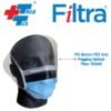 Thea-Tex 4-Ply Visor Shield Masks (Box of 50)