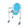 Karma Commode with Wheels, Aqua 5, Blue