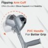 4 Vissco Astra Max Elbow Crutch Quadripod Base-Grey-0904/QS