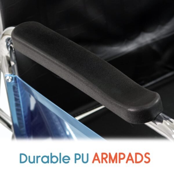 Rapid Surgicals 609 GC Reclining Wheelchair With Commode