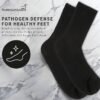 Smart Diabetic Socks for Men Women- Black
