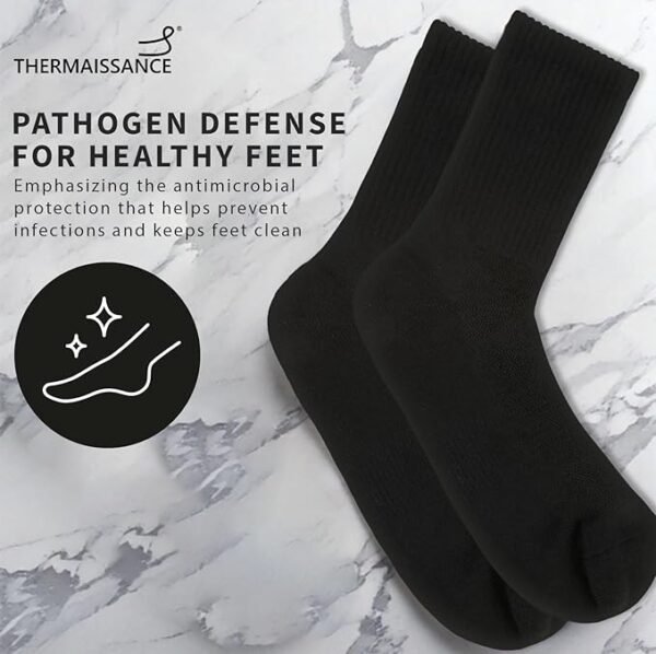 Smart Diabetic Socks for Men Women- Black