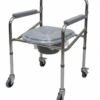 Mednami Commode Chair with wheel Footrust-696A