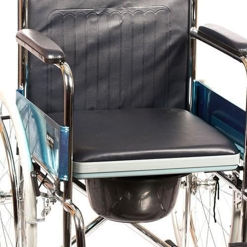 Mednami  Commode Wheel  Chairs-609 Mag BK (MS)