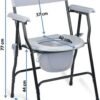 Mednami Orthopedic Plastic Commod Chair